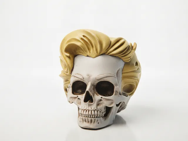 Marilyn Monroe Skull Sculpture 3D Printable
