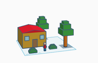 Miniatura 12 do modelo 3D Mini garden house