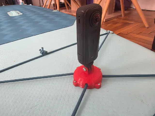 Action camera mount for SUP