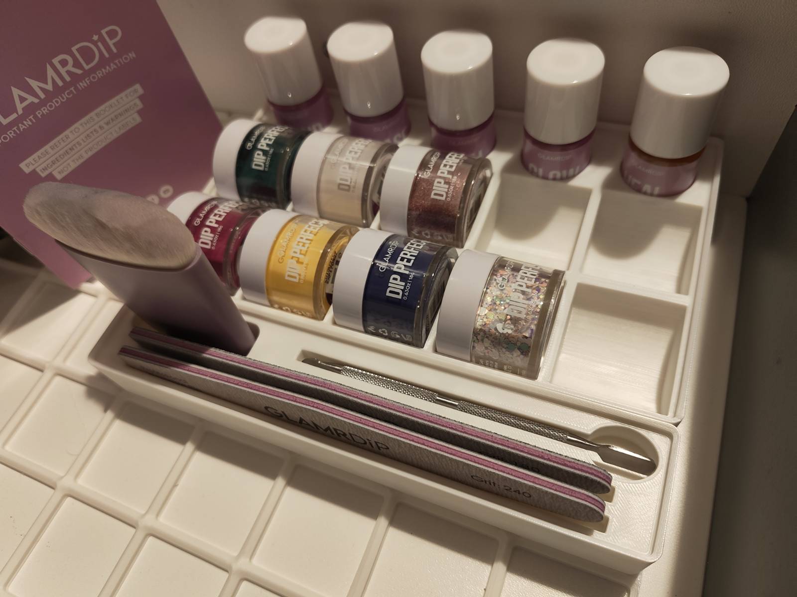Gridfinity Glamrdip Nail Polish Tools