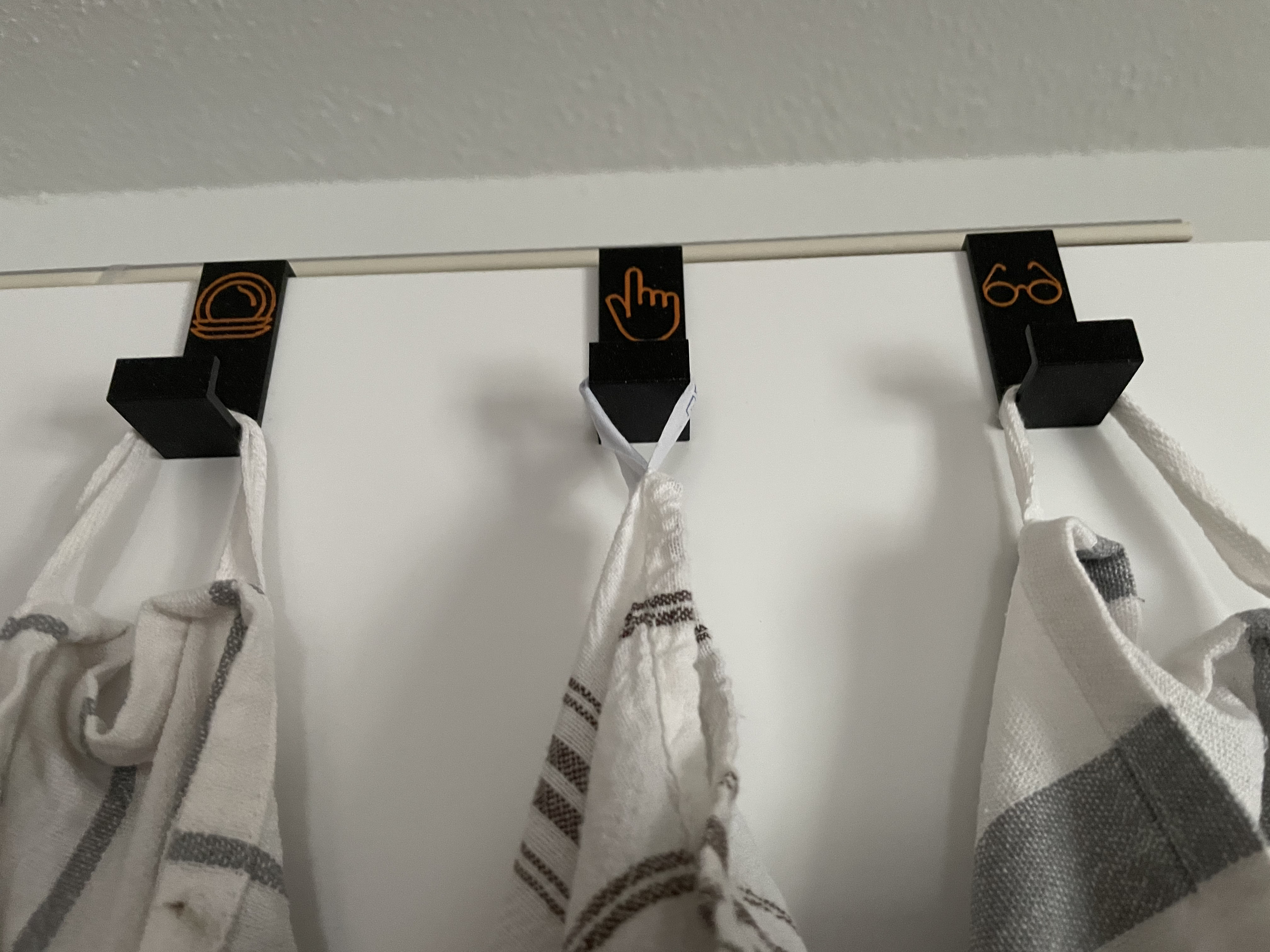 Kitchen Towel Holder with Signs