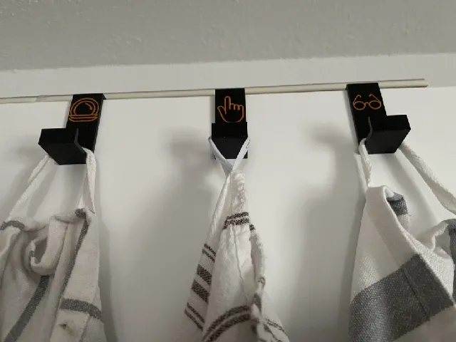 Kitchen Towel Holder with Signs