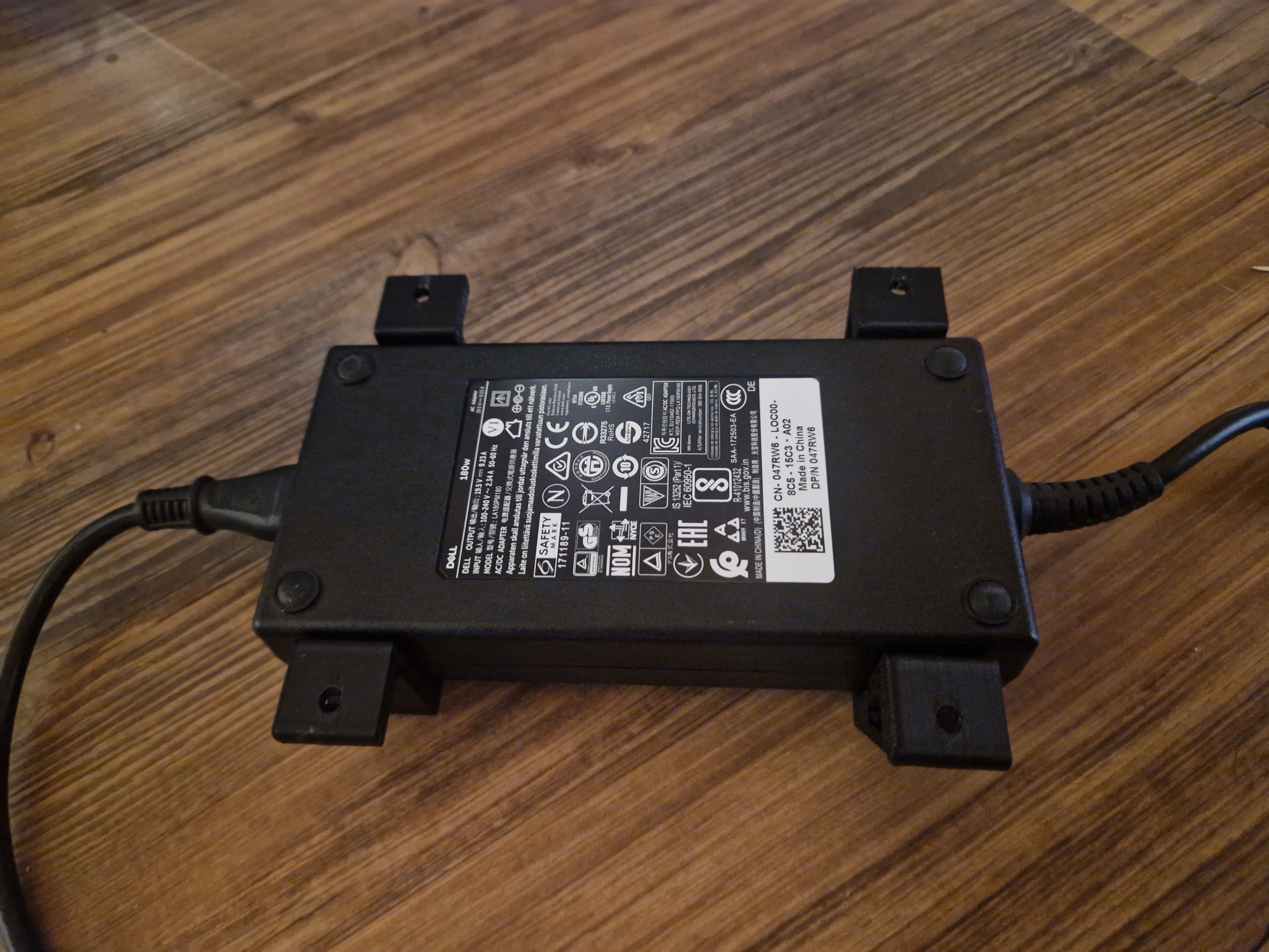 Dell 180W charger mount