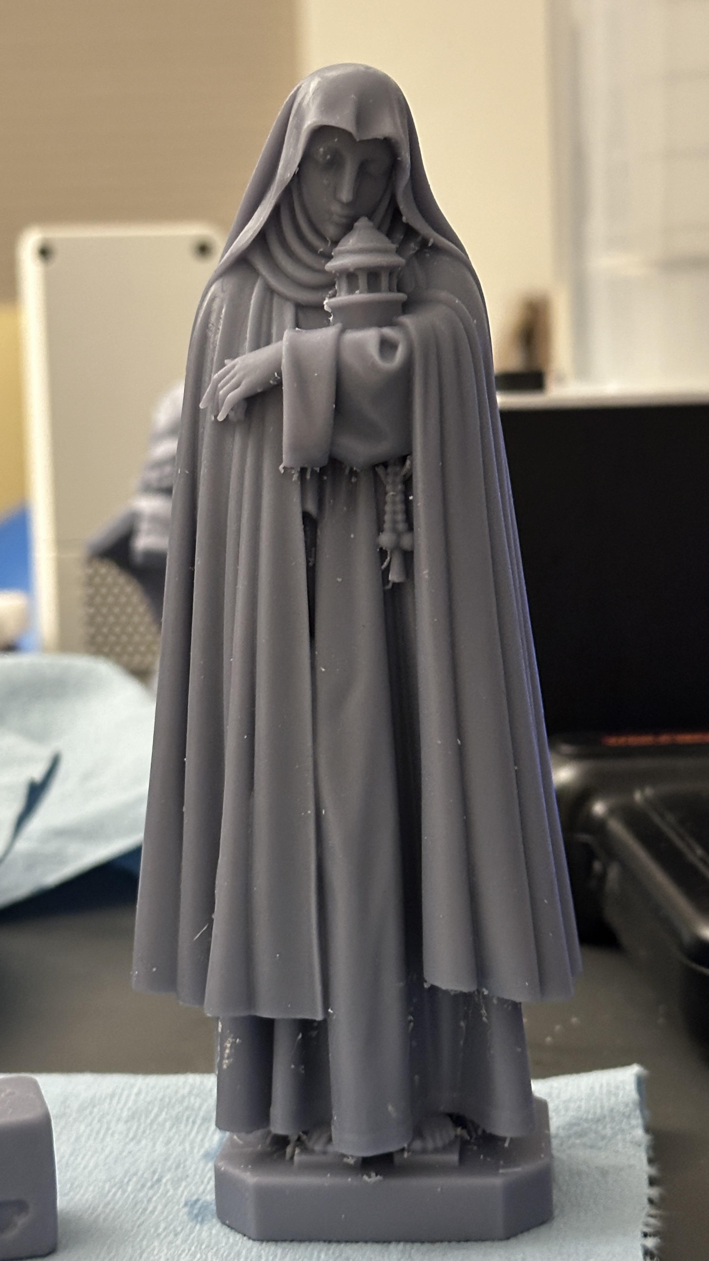 Saint Clare of Assisi Embracing Monstrance