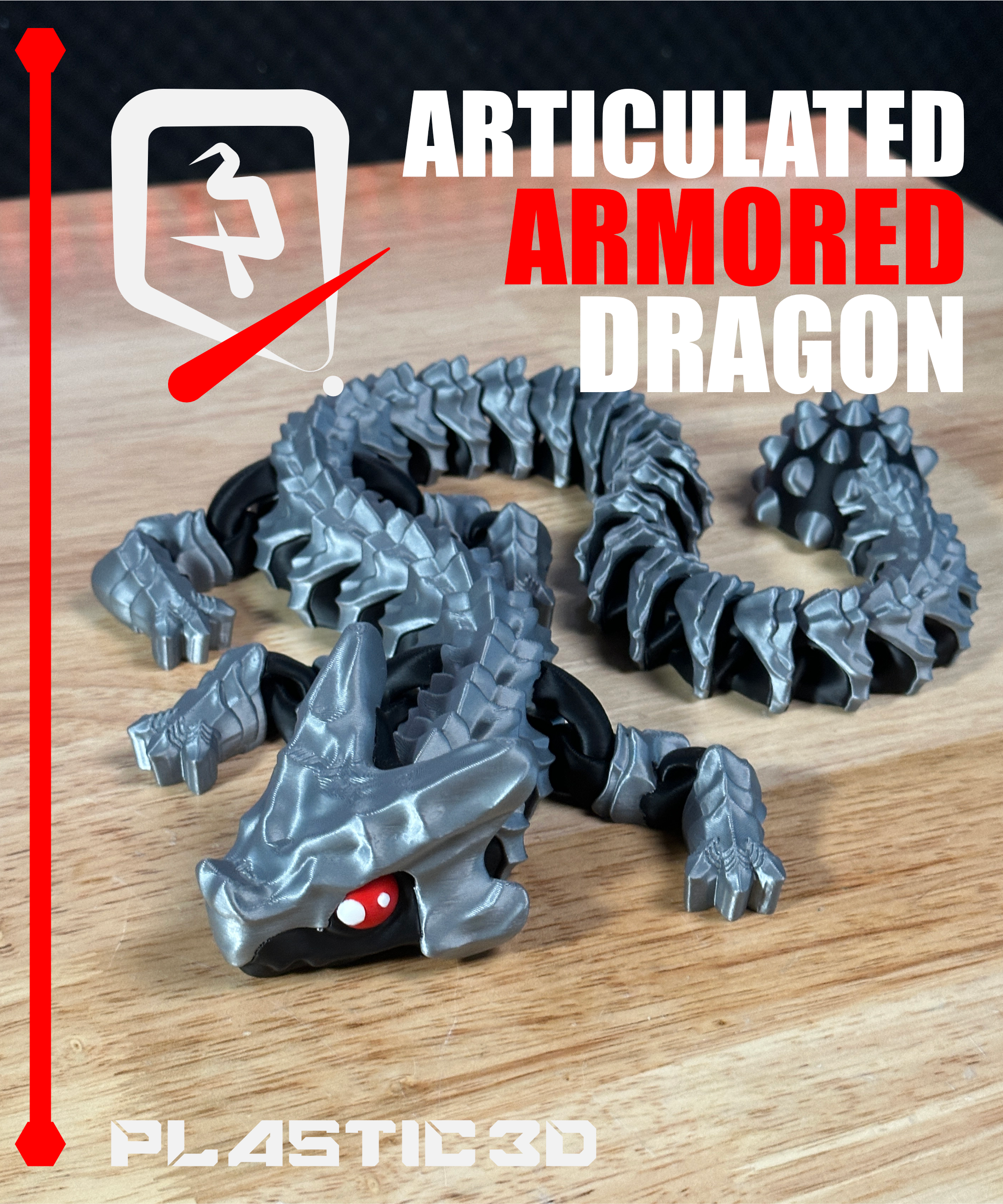 Articulated Armored Dragon -Elder— The Fortified Scaled Sentinel