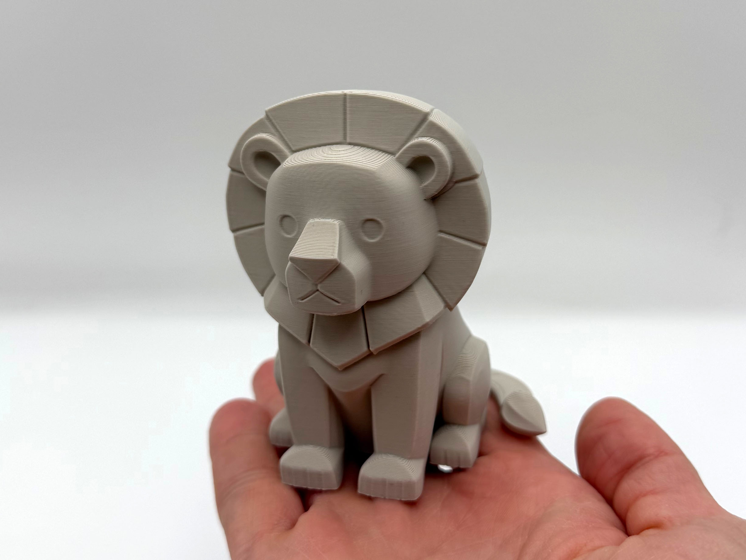 Wood Carved Lion