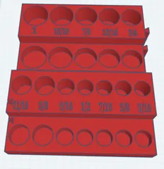 Icon SAE Impact Socket Tray
