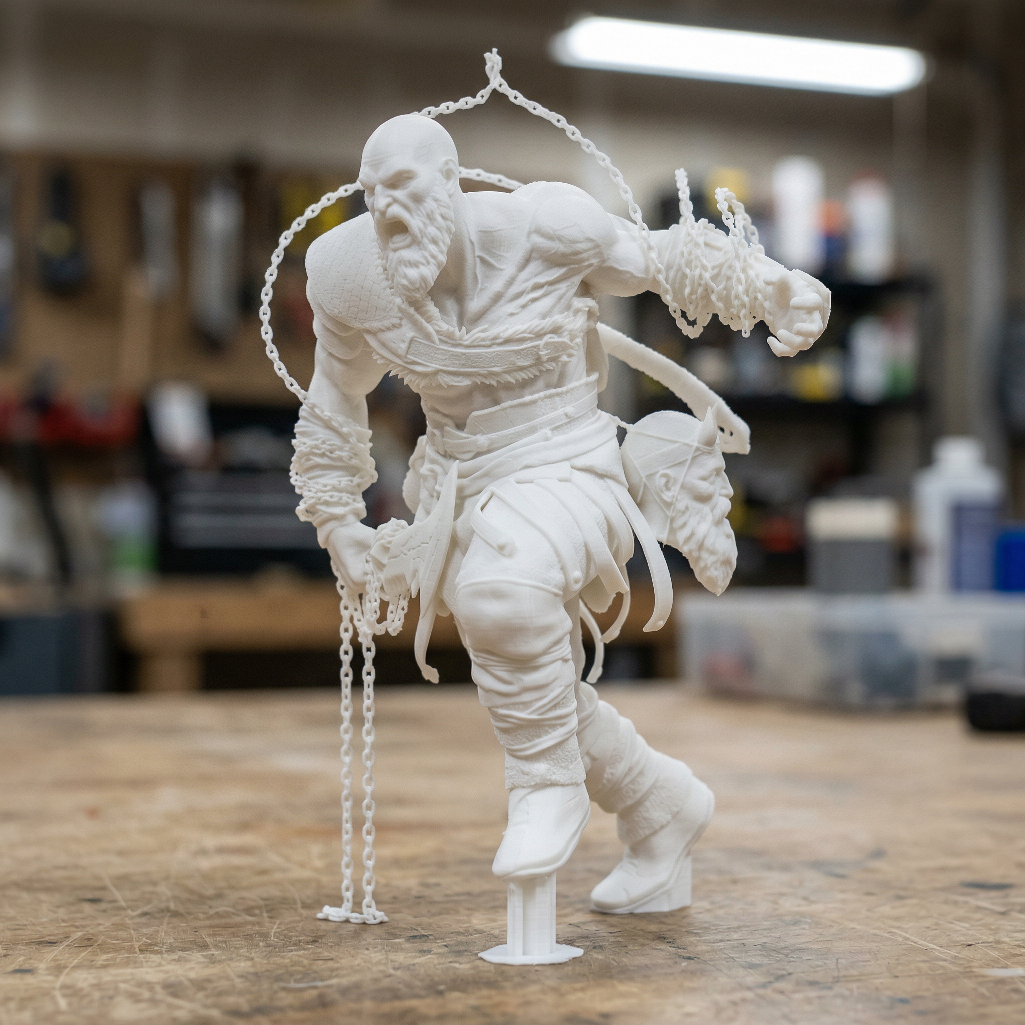 Kratos Statue God of War