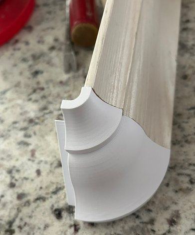 Round Corners for 3.25 inch PVC crown Moulding