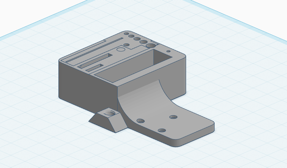 Ender-3 V3 SE Tool Holder with filament guide ptfe tube mount for Side Spool Holder