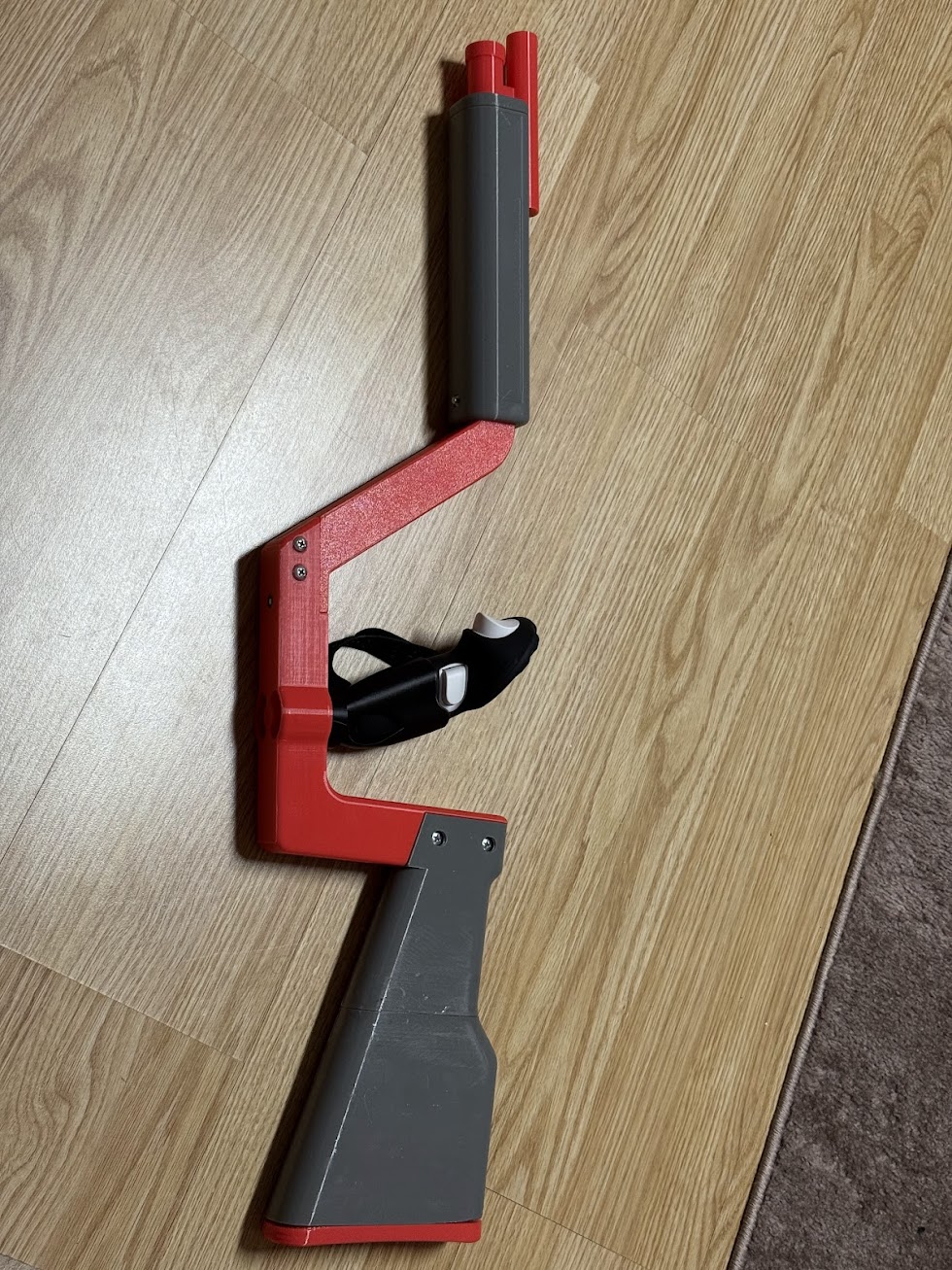 Quest 3 Clayhunt VR gun stock controller holder compatible with silicone covers