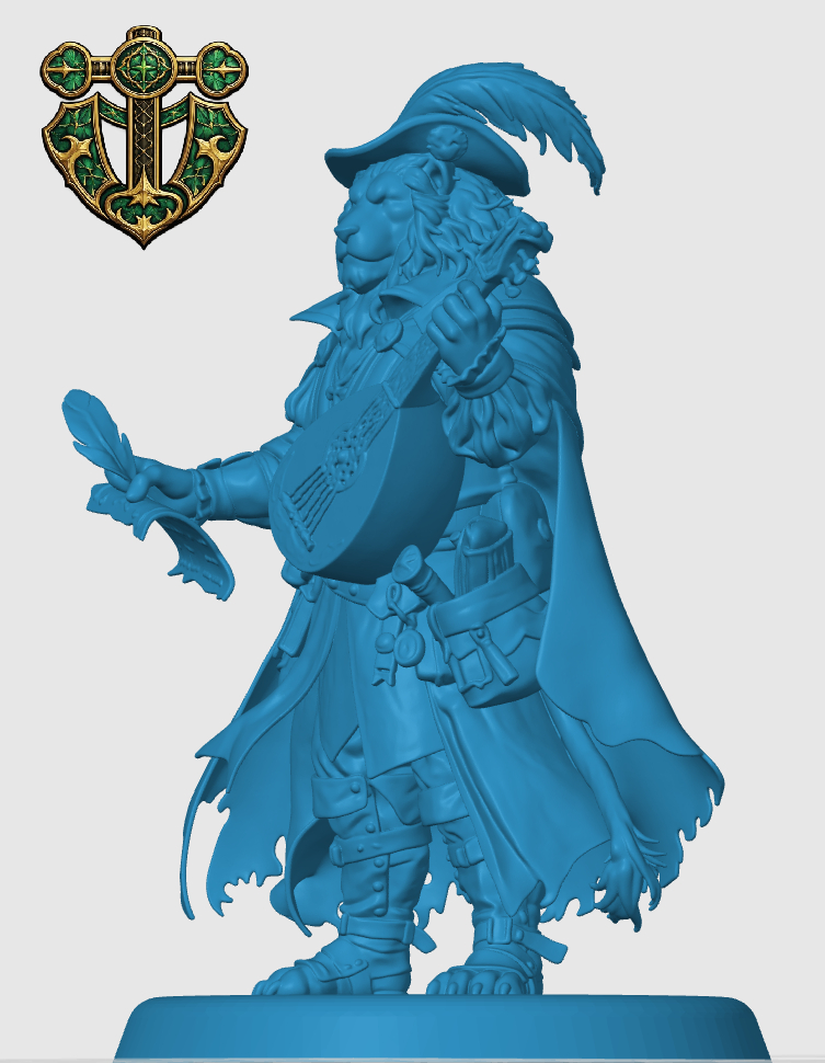 Leonin bard — miniatura 4