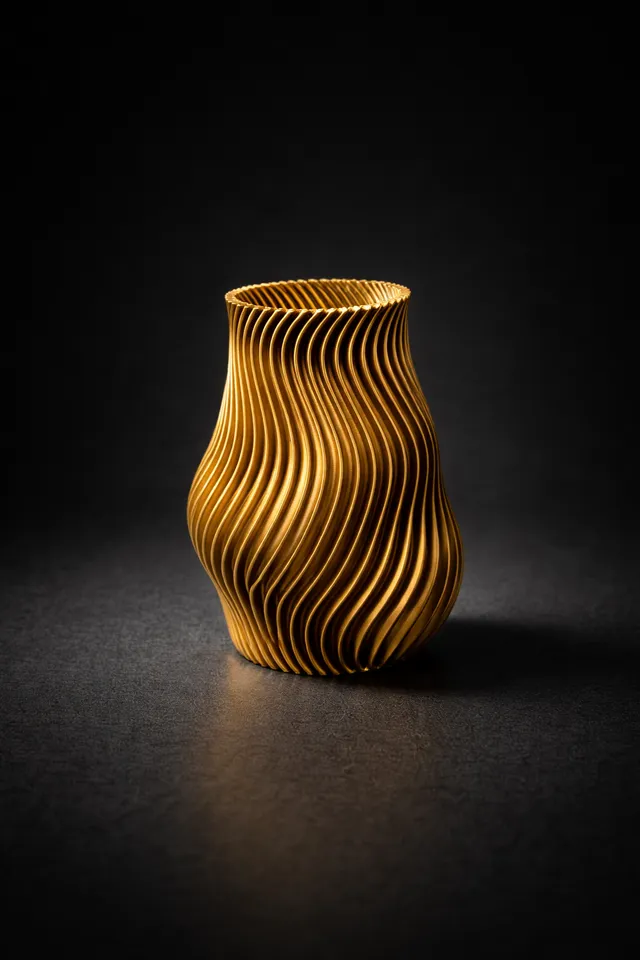 Twisted Spiral Vase – Modern Parametric Design by Studio Selvaggio