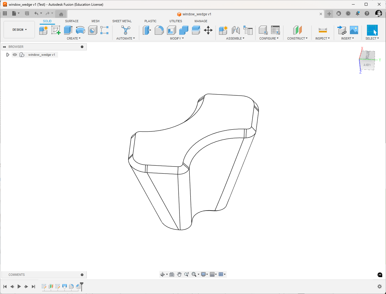 Miniatura 3 do modelo 3D Window wedge