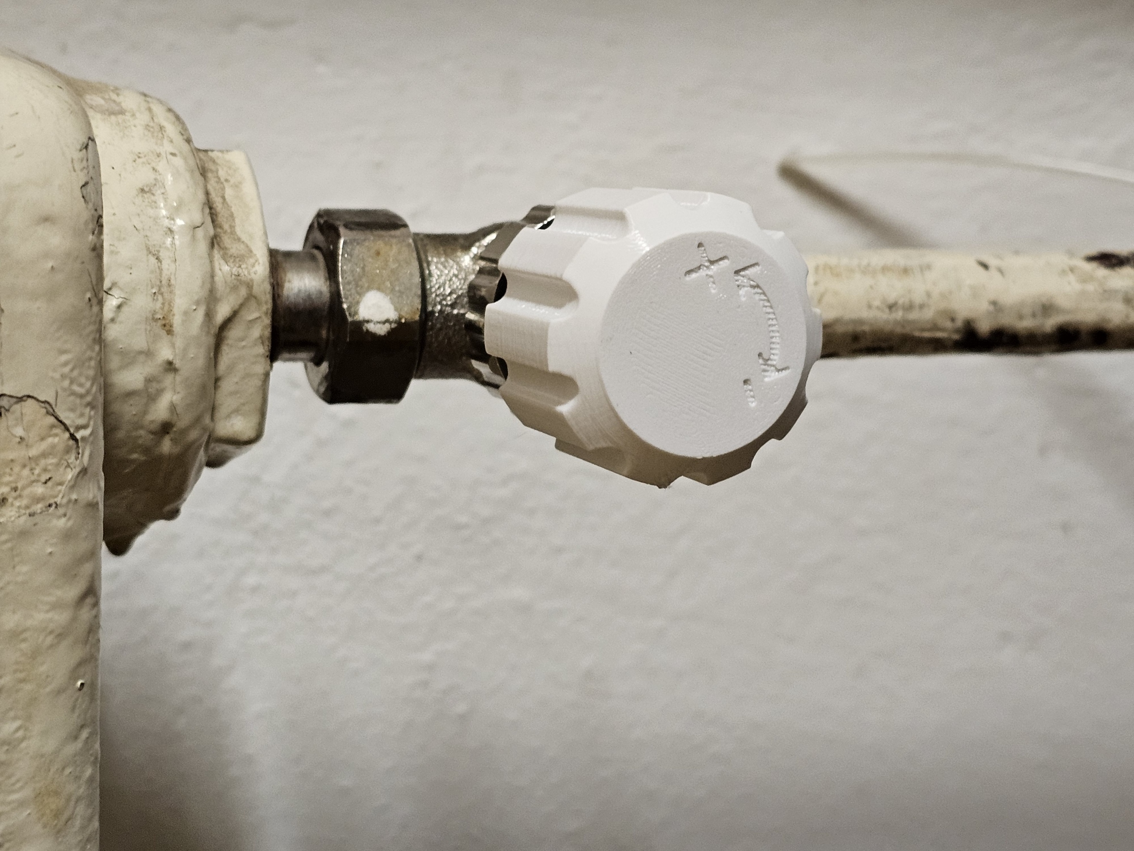 Heimeier valve knob replacement