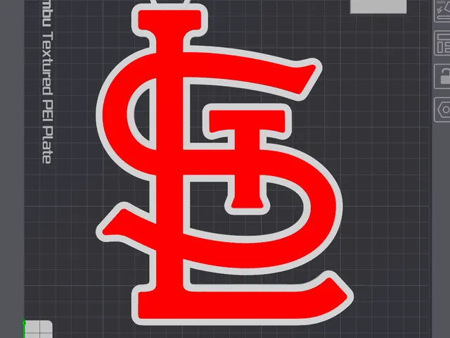 St Louis Cardinals Oversized Necklace Alternate Logo