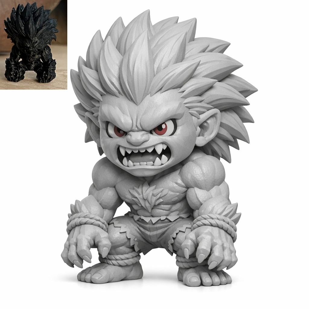 Chibi Blanka (Street Figther)