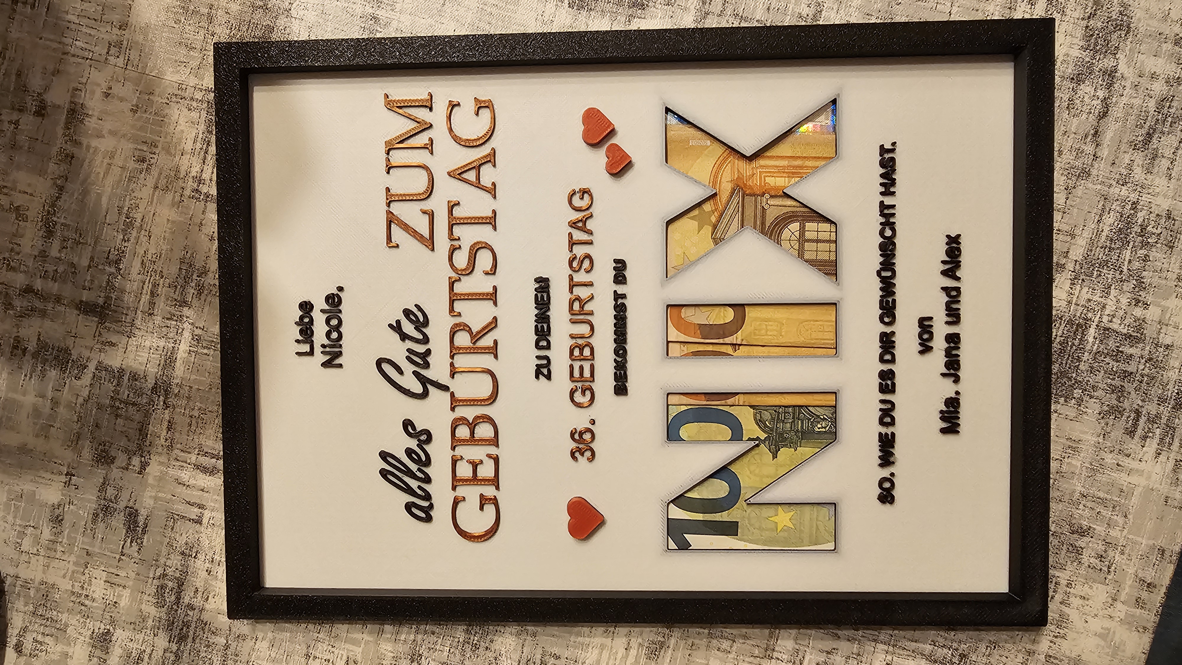 Geburtstag Nix Geldgeschenk