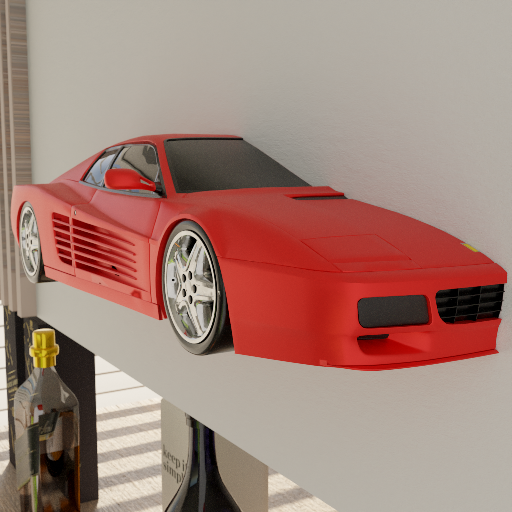 Ferrari Testarossa 512 TR Wall-mounted