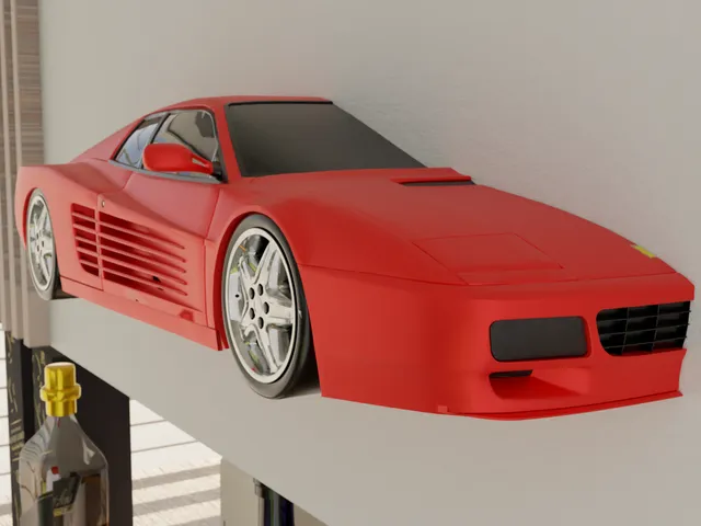 Ferrari Testarossa 512 TR Wall-mounted