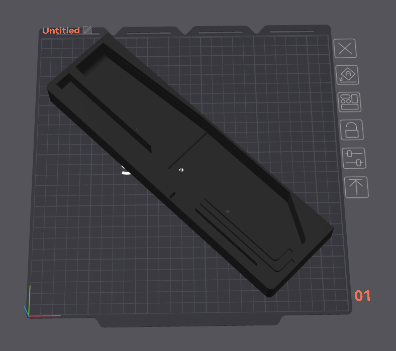 Snapmaker U1 tool tray - no supports - remix — miniatura 2
