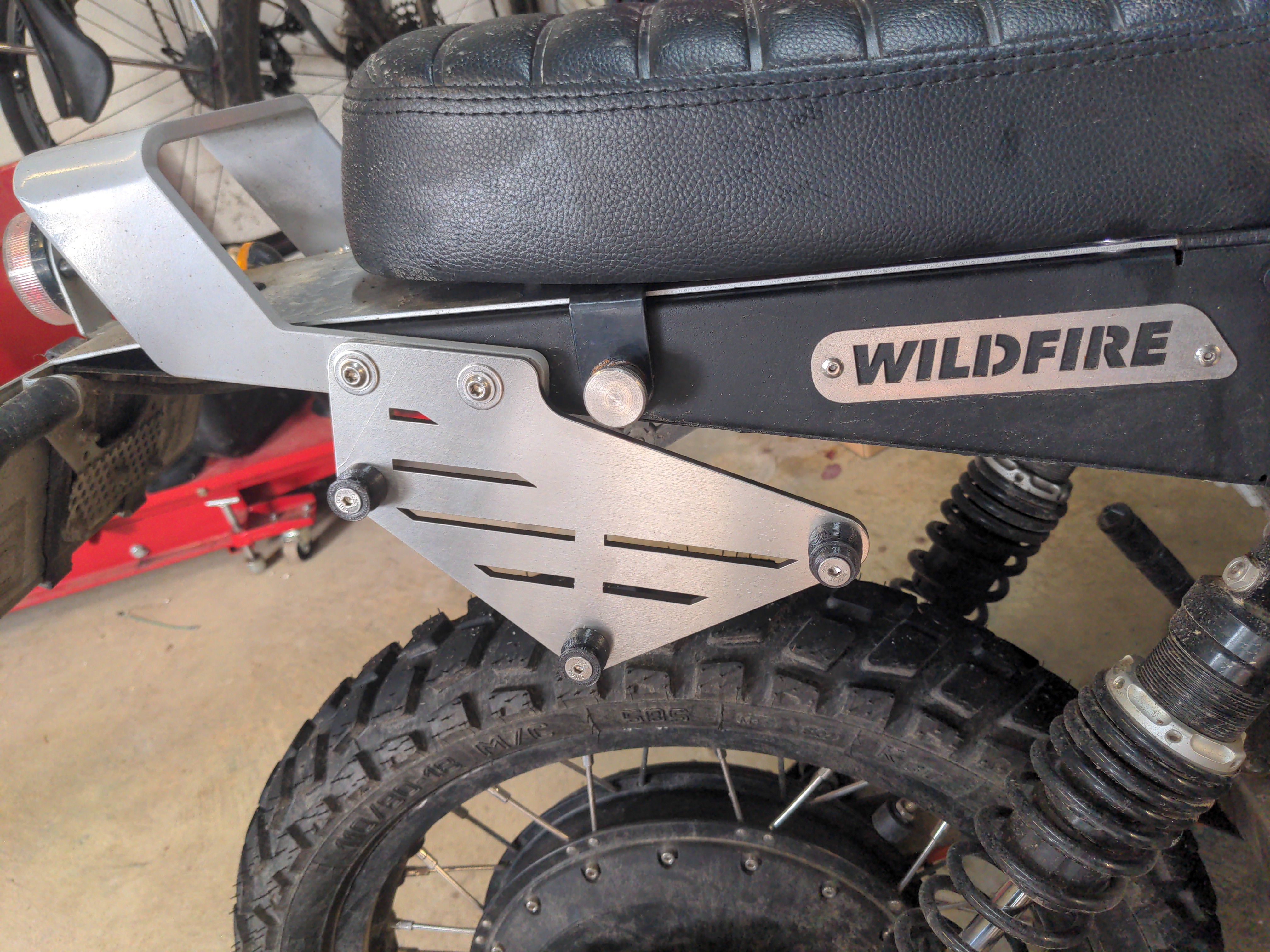 side pannier rack for BTM Wildfire, SLC-compatible
