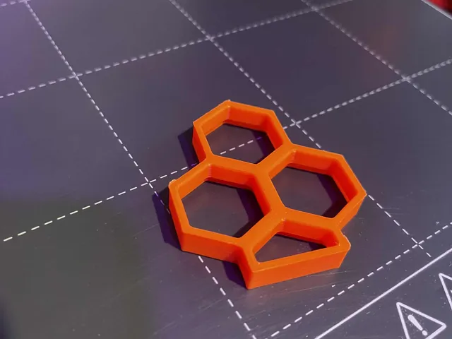 One block border for honeycomb wall
