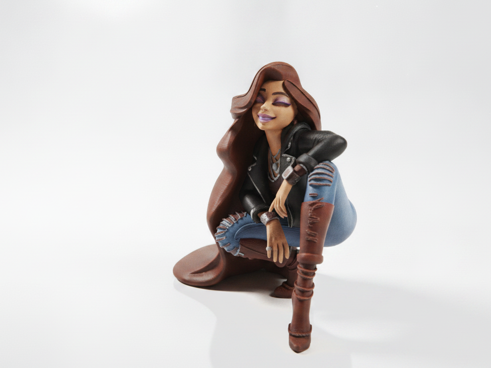 Elsa Frozen Figurine Cartoon 3D Printable