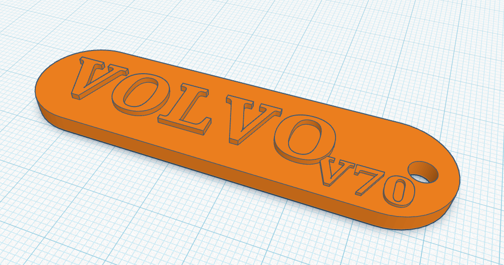 VOLVO V70 keychain