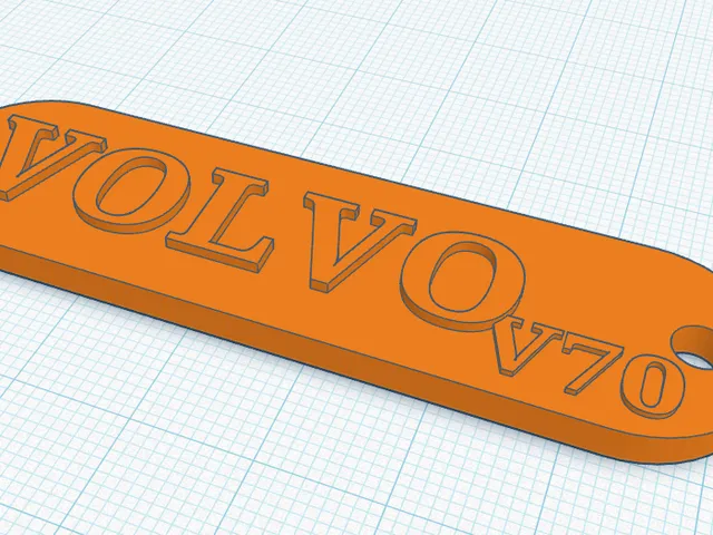 VOLVO V70 keychain