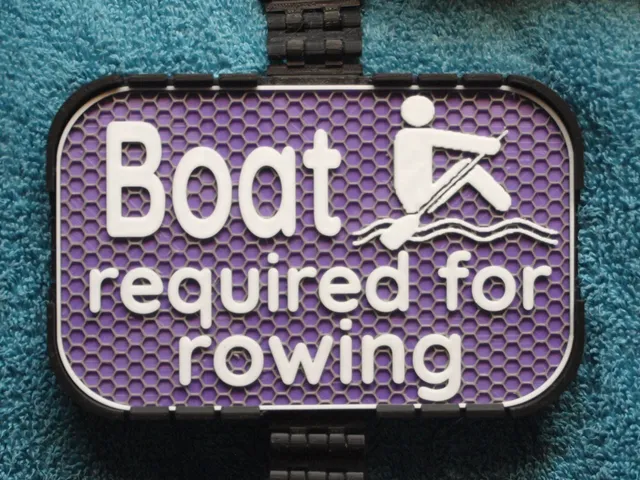 Boat required sign