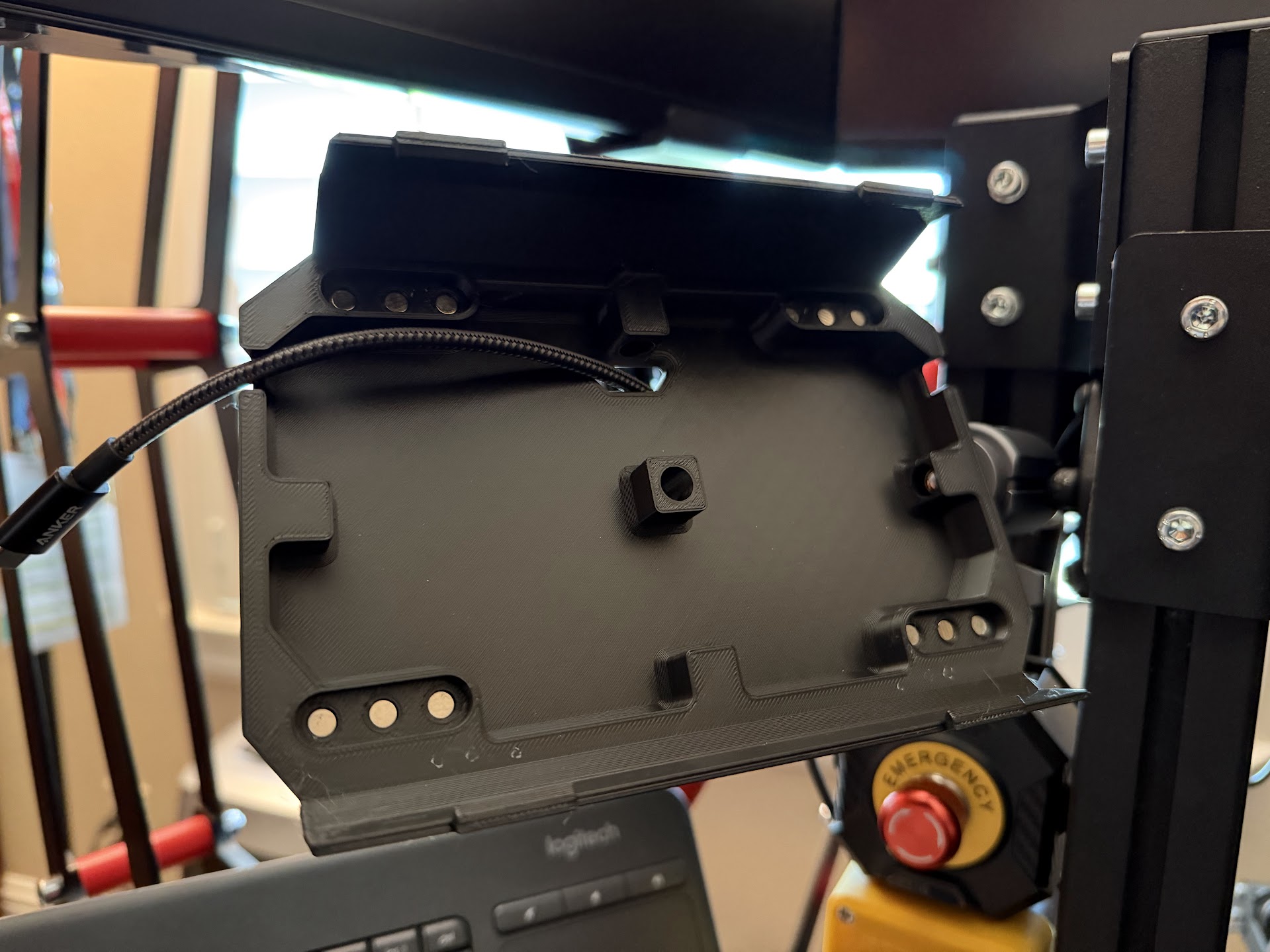 StreamDeck XL Mount / Holder for Sim Racing rig