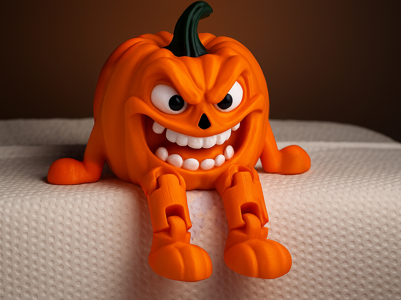 Articulated Pumpkin - Flexi Halloween Cute Friend