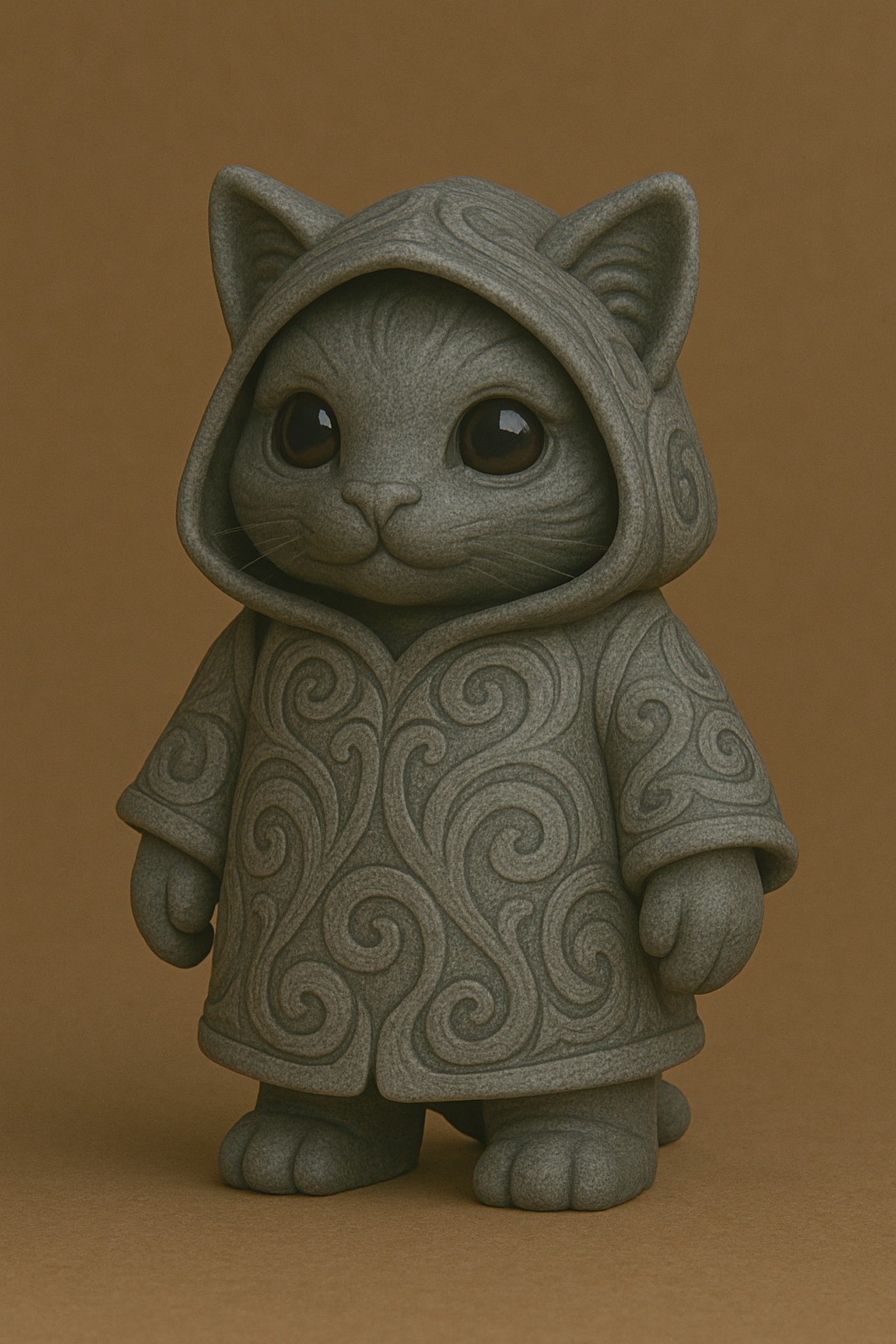 cute kitty sculpture