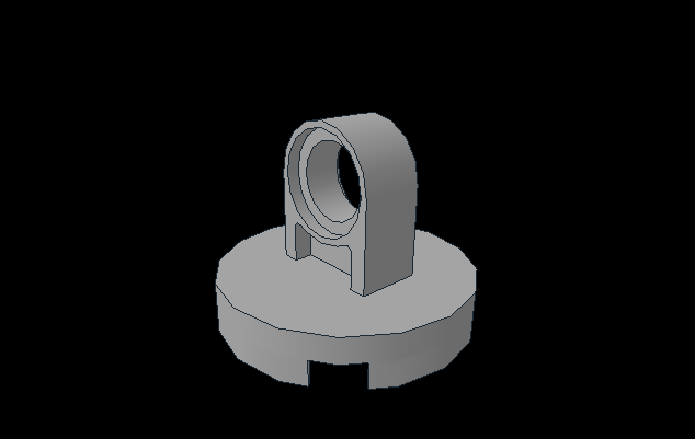 Lego Compatible 74698.dat Tile Round 2 x 2 - Thick Lifting Ring