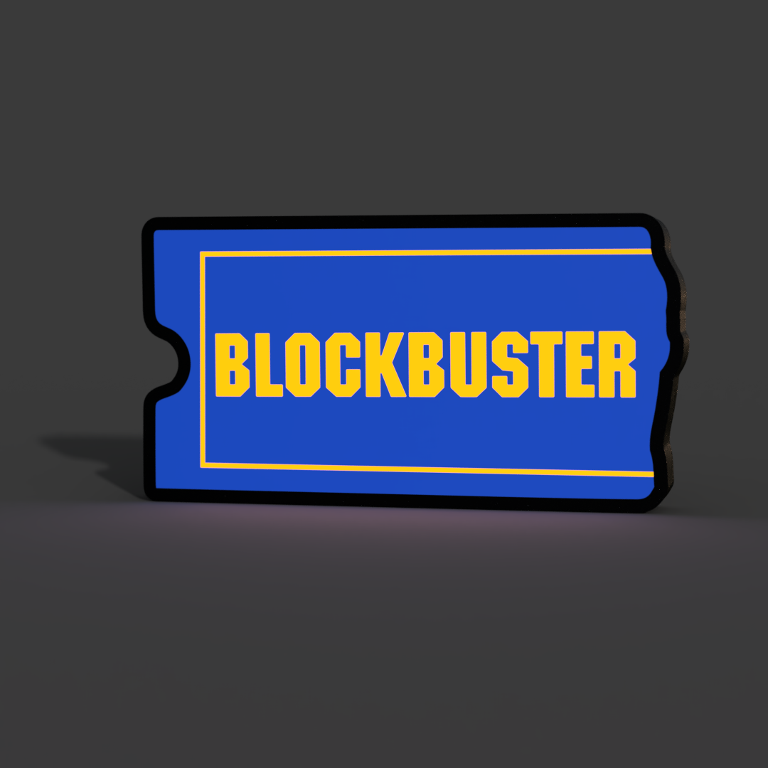 Blockbuster Lightbox LED Lamp