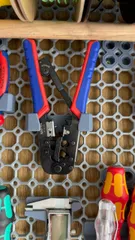 Snap mounted holder for KNIPEX CRIMPING PLIERS 975110 - Multiboard