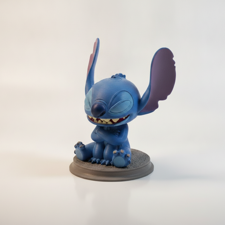 Chibi Stitch From Lilo And Stitch Figurine 3D Printable