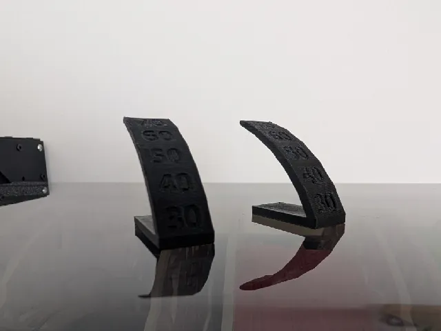 Overhang Test Tower (30* - 70*) – Calibration Model