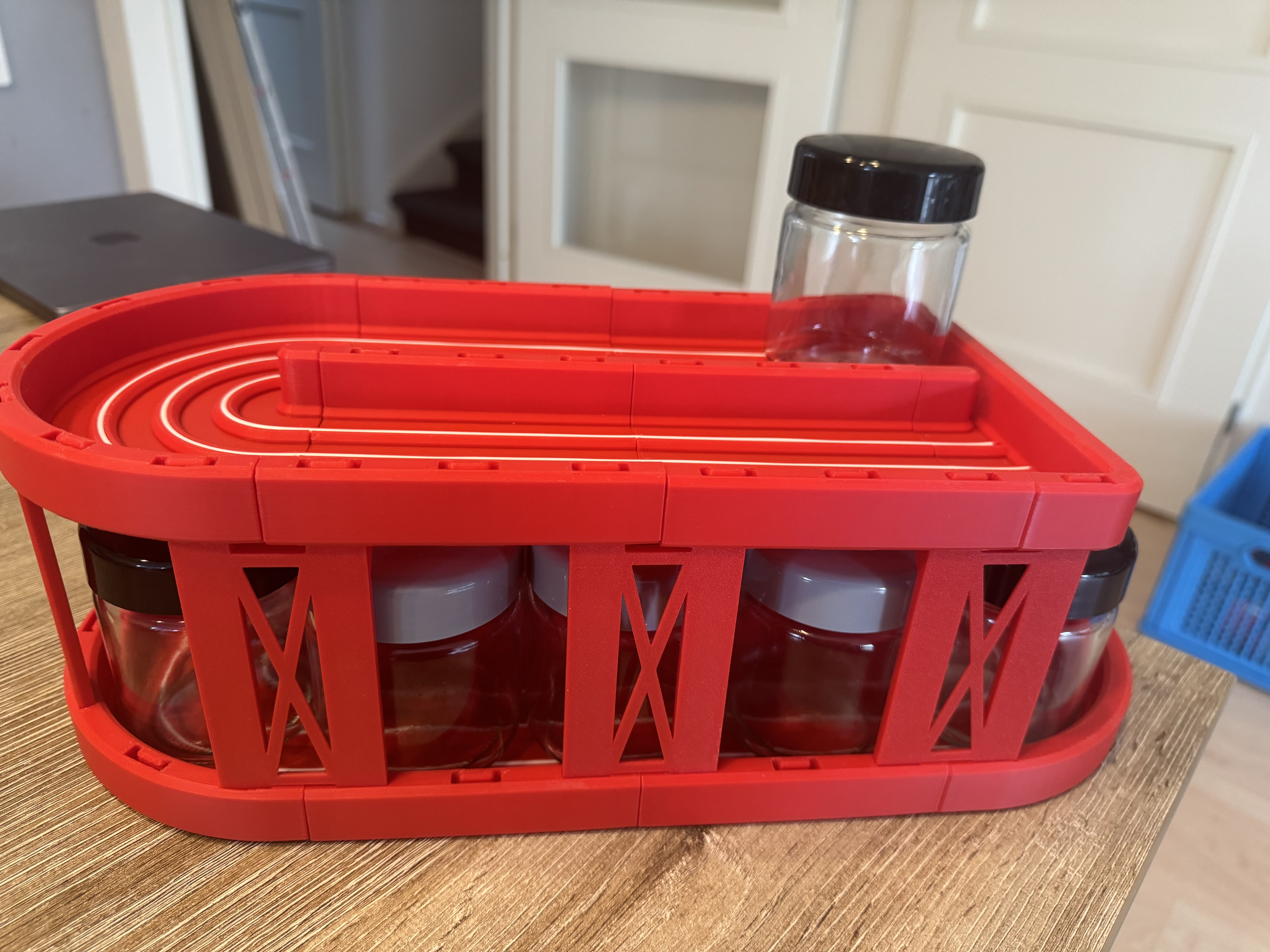 Miniatura 7 do modelo 3D SnapStack FIFO Jar Organizer