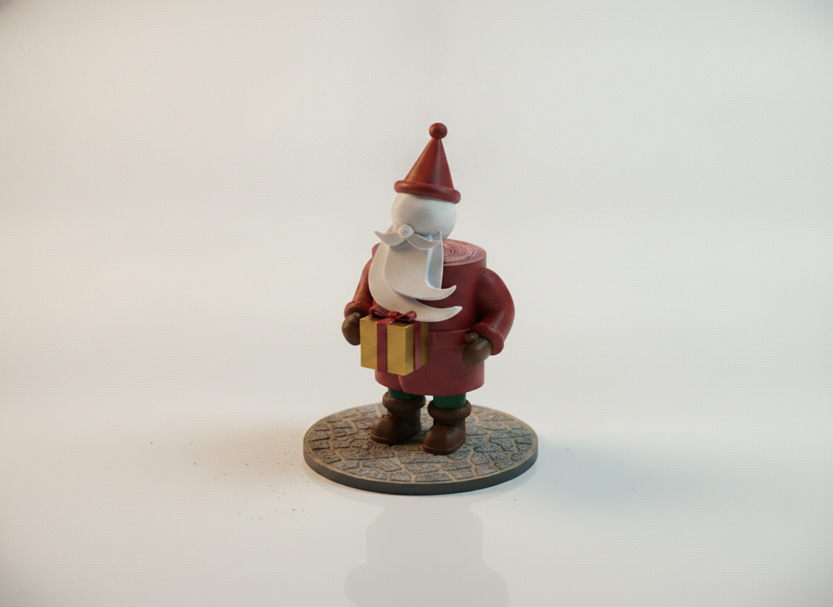 Cubes Santa