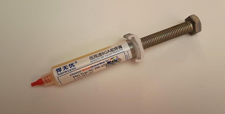 flux dispenser for 19 mm syringe