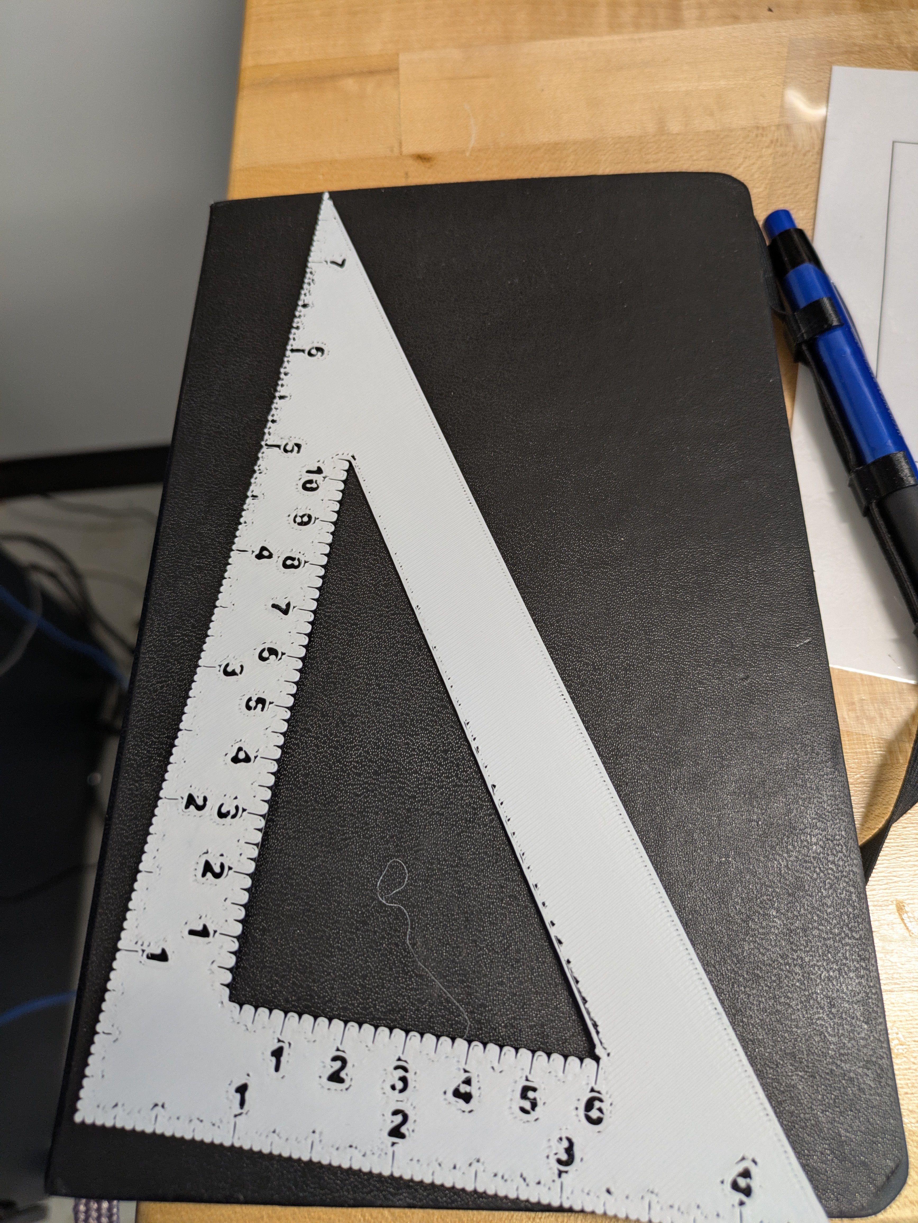 Notebook Ruler - Imperial Remix