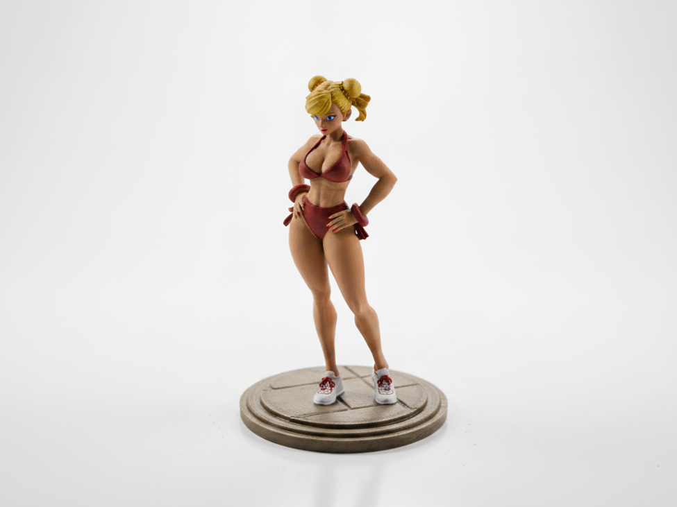 Chun Li Figurine Gaming Collectible 3D Printable