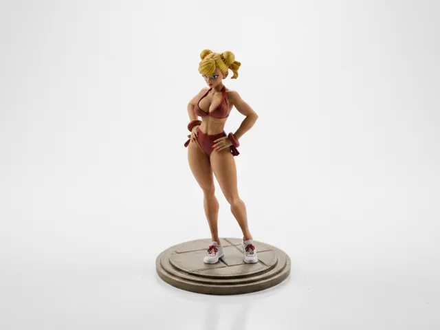 Chun Li Figurine Gaming Collectible 3D Printable