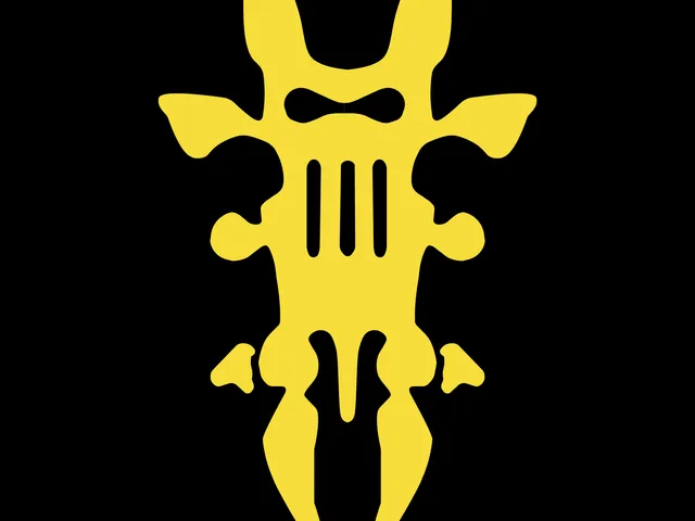 Unreal Tournament '99 Yellow Team Logo Plate