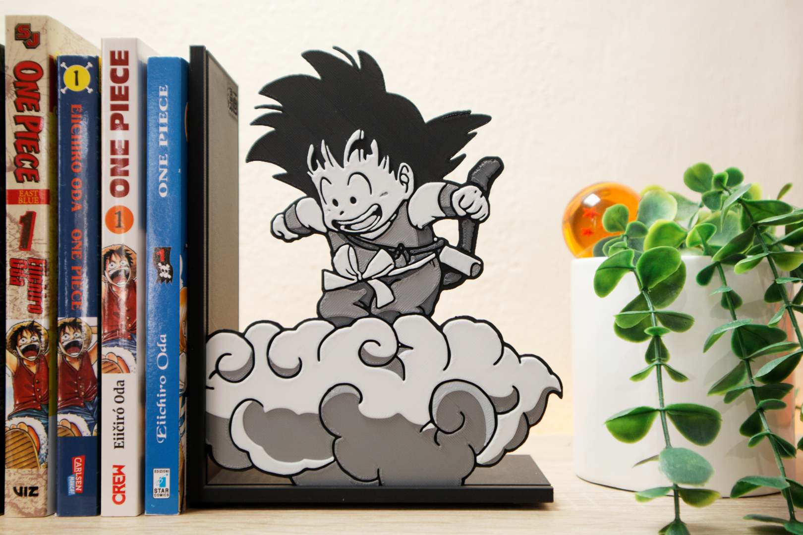 Bookend of Son Goku using Cloud Kinton | Dragon Ball Fan Art