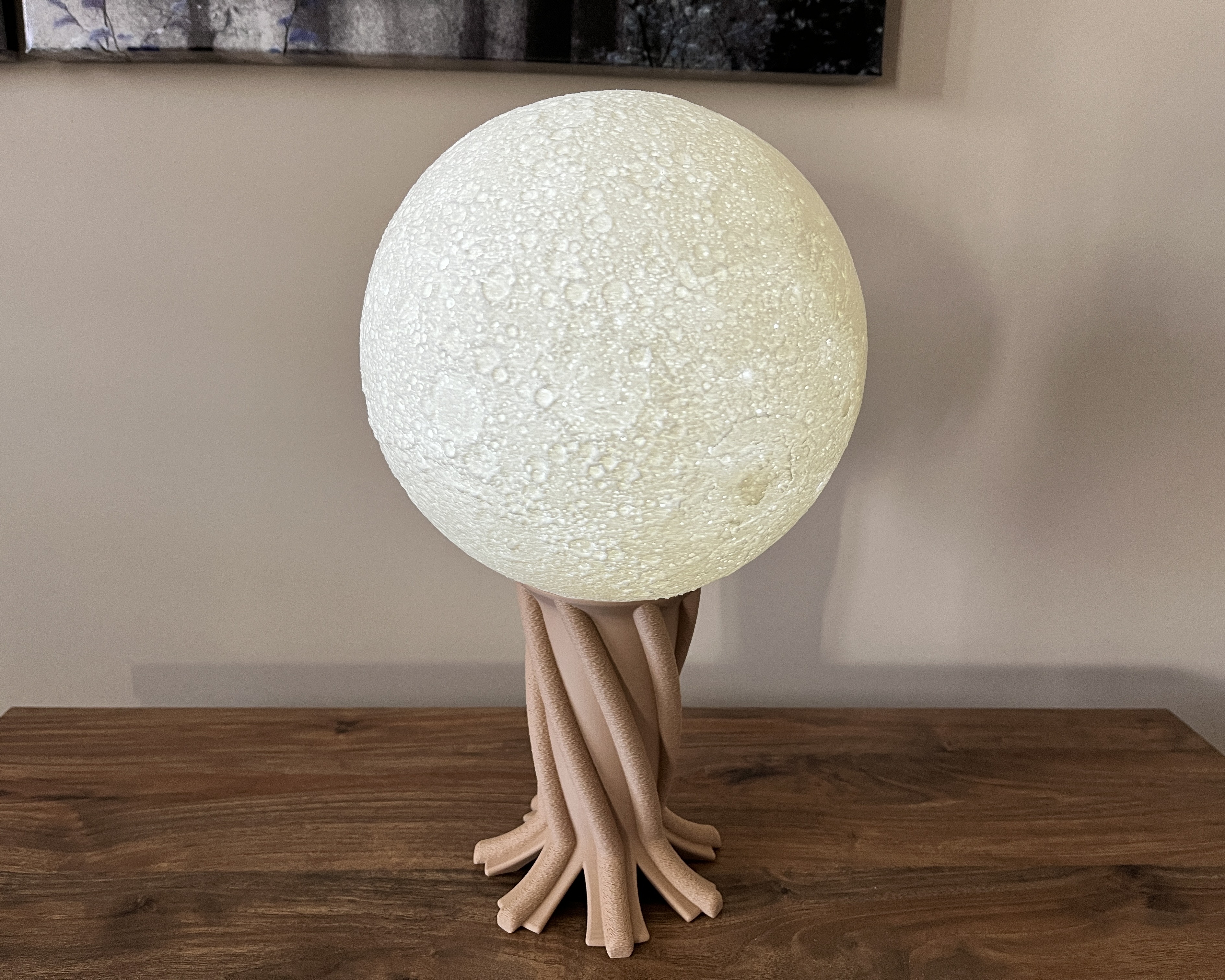 Moon Lamp Project - Base and Cord Insert Remix — miniatura 4