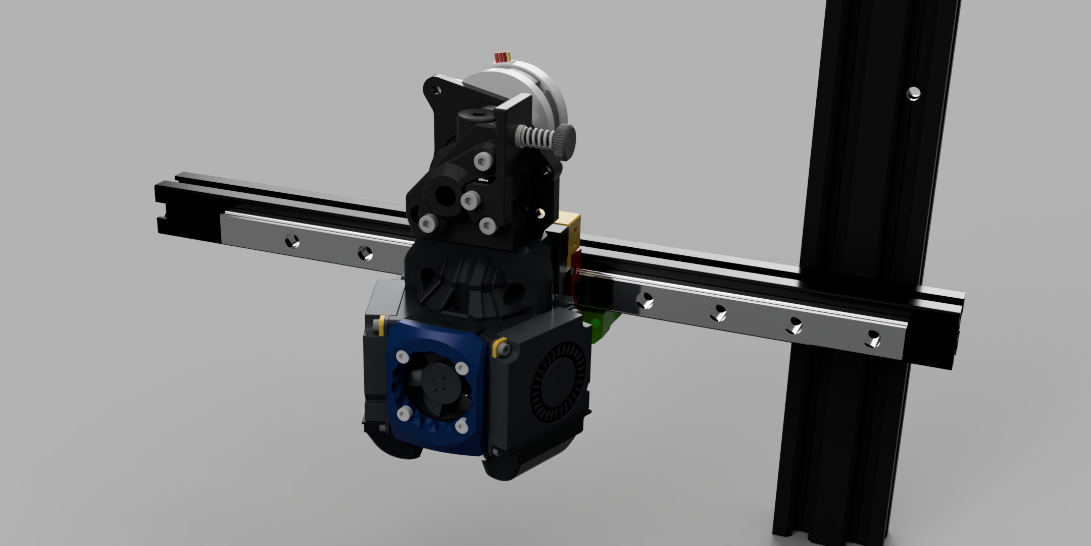XOL Mounting Interface for Ender 3 and Clones (Linear rail X) 3D model