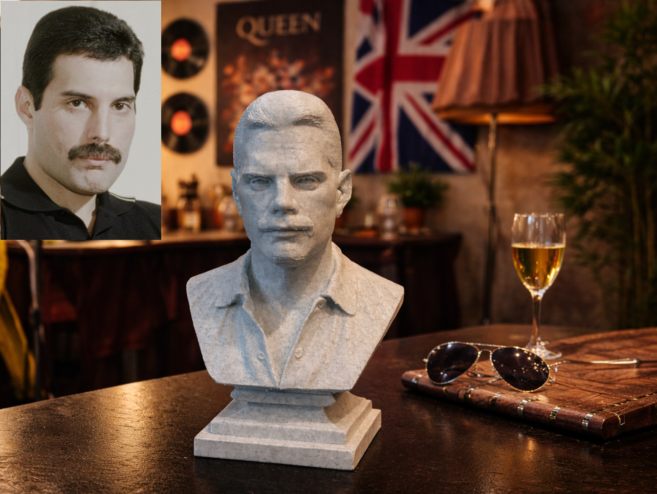 Freddie Mercury (Farrokh Bulsara) – Bust
